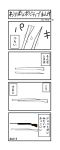  4koma chopsticks comic gamukami monochrome motion_lines original simple_background translated white_background 