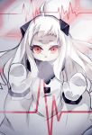 1girl against_glass ahoge horns kantai_collection looking_at_viewer mittens northern_ocean_hime open_mouth pale_skin pantie_painting red_eyes shinkaisei-kan solo 