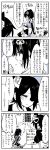  admiral_(kantai_collection) arms_behind_back bound comic headgear highres kaga3chi kantai_collection looking_at_another monochrome remodel_(kantai_collection) rope scarf sendai_(kantai_collection) short_hair sitting tenryuu_(kantai_collection) translation_request twintails 