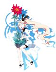  bad_id blonde_hair blue_eyes cloud clouds flat_chest flower ira96 long_hair plant pointy_ears sandals 