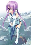  gloves original sazaki_ichiri solo thigh-highs thighhighs twintails umbrella 