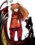  eva_02 eva_03 evangelion:_2.0_you_can_(not)_advance highres kae_(artist) long_hair mecha midriff neon_genesis_evangelion pink_eyes plugsuit rebuild_of_evangelion see-through shikinami_asuka_langley solo souryuu_asuka_langley test_plugsuit 