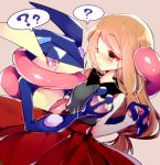  1girl ? blush breast_grab grabbing greninja noni-nani pokemon pokemon_(creature) serena_(pokemon) 