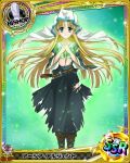  1girl artist_request asia_argento aura bishop_(chess) blonde_hair card_(medium) character_name chess_piece green_eyes high_school_dxd nun official_art solo sparkle torn_clothes trading_card underwear 