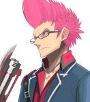  glasses gunslinger_stratos katagiri_kyohma pink_hair yuuki_(irodo_rhythm) 