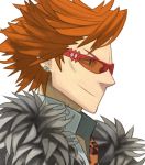  earrings glasses gunslinger_stratos jewelry redhead riccardo_martini smile yuuki_(irodo_rhythm) 