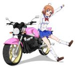  bakuon!! commentary_request motor_vehicle motorcycle ribonzu sakura_hane sketch vehicle 