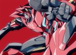  1boy autobot kamizono_(spookyhouse) machine machinery mecha no_humans red_skin robot science_fiction sideswipe solo sword transformers weapon 