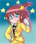  1girl artist_request female gokai_yellow kaizoku_sentai_gokaiger luka_millfy luluco solo super_sentai uchuu_patrol_luluco 