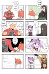  2girls 4koma archer comic fate/grand_order fate_(series) female_protagonist_(fate/grand_order) helena_blavatsky_(fate/grand_order) highres korean left-to-right_manga lord_el-melloi_ii multiple_girls romulus_(fate/grand_order) translated 