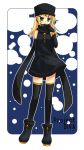 alternate_hairstyle boots elbow_gloves fur_hat gloves hat kagamine_rin long_hair project_diva scarf solo tamura_hiro thigh-highs thighhighs vocaloid zettai_ryouiki zipper 