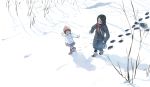  beanie child coat footprints hat original scarf snow yukihiroyuki 