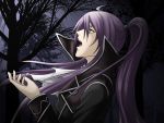  blue_eyes kamui_gakupo long_hair male open_mouth ponytail purple_hair vocaloid 