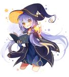  blue_hair blush cape hat long_hair low_twintails stardust_(vocaloid) twintails vocaloid yellow_eyes 