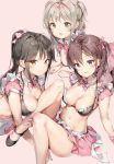  3girls anmi commentary_request highres multiple_girls smile 