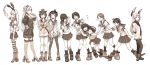  6+girls :3 :d :o amatsukaze_(kantai_collection) animal_ears arms_behind_back arms_up blush boots bottomless braid choker clinging commentary_request detached_sleeves elbow_gloves flat_chest flying_sweatdrops fubuki_(kantai_collection) garter_straps gloves hair_flip hair_ribbon hat hatsuyuki_(kantai_collection) height_difference high_heels hime_cut hiro_(chumo) isonami_(kantai_collection) kantai_collection kneehighs long_hair long_sleeves looking_at_viewer miniskirt miyuki_(kantai_collection) monochrome multiple_girls murakumo_(kantai_collection) open_mouth pantyhose ponytail rabbit_ears ribbon salute school_uniform see-through shimakaze_(kantai_collection) shirayuki_(kantai_collection) shirt shirt_grab short_hair short_sleeves sidelocks skirt small_breasts smile striped striped_legwear thigh-highs thong tied_shirt tokitsukaze_(kantai_collection) translated two_side_up v yukikaze_(kantai_collection) 