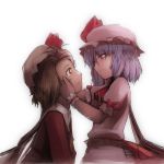  flandre_scarlet gekkan-kurobuta kurobuta_gekkan remilia_scarlet siblings sisters tears touhou 