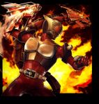  belt dragon dragreder fire kamen_rider kamen_rider_ryuki kamen_rider_ryuki_(series) makacoon 