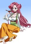  bad_id bird bird_on_hand blue_eyes blush breasts cleavage code_geass dress euphemia_li_britannia highres large_breasts long_hair maetaku pink_hair simple_background solo 