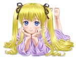  blonde_hair blue_eyes blush doll_joints drill_hair feet hands ichikawa_masahiro long_hair rozen_maiden shinku smile twintails 