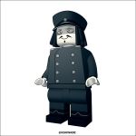  abyssal_admiral_(kantai_collection) admiral_suwabe black_border black_hair border commentary_request facial_hair goatee hairlocs hat kantai_collection kei-suwabe lego_minifig military military_hat military_uniform mustache peaked_cap smile twitter_username uniform white_skin 