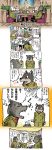  6+boys 6koma alcohol anger_vein bad_id beer comic commentary_request cup dog drinking_glass furry highres kumagai_haito military military_uniform multiple_boys original sparkle sweat translated uniform 
