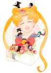  aino_minako artemis_(sailor_moon) bishoujo_senshi_sailor_moon black_hair blonde_hair blue_eyes blue_hair bow brown_hair cape cat chiba_mamoru chibi chibi_usa chloe_ezra circlet closed_eyes crescent crossed_arms diana_(sailor_moon) double_bun earrings everyone facial_mark flower forehead_mark glaive gloves green_hair hair_bobbles hair_bow hair_bun hair_ornament hat heart hino_rei jewelry kaiou_michiru kino_makoto leaning_back luna_(sailor_moon) mask meiou_setsuna mizuno_ami one_eye_closed open_mouth pink_eyes pink_hair pleated_skirt ponytail rose sailor_chibi_moon sailor_jupiter sailor_mars sailor_mercury sailor_neptune sailor_pluto sailor_saturn sailor_senshi sailor_uranus sailor_venus school_uniform serafuku short_hair silence_glaive sitting skirt sleeping smile staff ten&#039;ou_haruka time_staff tomoe_hotaru top_hat tsukino_usagi tuxedo_kamen twintails upper_body white_gloves 