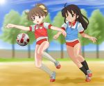  2girls ball hirasawa_ui k-on! tagme 