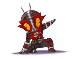  bottle chibi kamen_rider kamen_rider_g kaos pose wine 