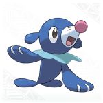  :d full_body gen_7_pokemon lowres no_humans official_art open_mouth pink_nose pokemon pokemon_(creature) pokemon_(game) pokemon_sm popplio seal simple_background smile white_background 