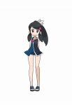  1girl alternate_costume mabu_(dorisuto) official_style pokemon pokemon_(game) pokemon_oras ran_(pokemon) simple_background solo standing sugimori_ken_(style) swimsuit white_background 