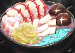  dungeon_meshi food hotpot meat mushroom nabe no_humans pot ryuryo steam 