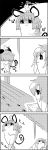  4koma animal animal_ears animal_on_head basket cat cat_on_head comic commentary_request empty_eyes footprints gradient_hair highres hijiri_byakuren monochrome mouse_ears mouse_tail multicolored_hair nazrin no_humans shaded_face smile tail tani_takeshi touhou translation_request walking yukkuri_shiteitte_ne 