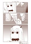  ? collar commentary_request computer frown highres horns kantai_collection long_hair mittens moomin moomintroll muppo northern_ocean_hime plug sazanami_konami translation_request twitter_username usb 