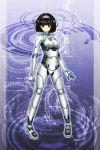  1girl android black_hair blue_eyes highres kurogane_daichi original robot robot_joints 
