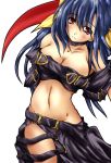  bow breasts cosplay dizzy guilty_gear hair_bow hamu_(moeyobaka) large_breasts midriff moeyobaka navel scythe solo testament testament_(cosplay) testament_(guilty_gear) 