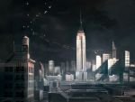  building chrysler_building city empire_state_building new_york scenery seo_tatsuya 