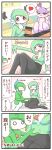  4koma comic gallade gardevoir highres no_humans pokemon pokemon_(creature) sougetsu_(yosinoya35) translation_request 