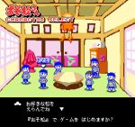  6+boys brothers character_select fake_screenshot hood hoodie male_focus matsuno_choromatsu matsuno_ichimatsu matsuno_juushimatsu matsuno_karamatsu matsuno_osomatsu matsuno_todomatsu migita multiple_boys osomatsu-kun osomatsu-san pixel_art sextuplets siblings table 