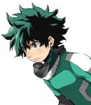  1boy absurdres boku_no_hero_academia enami_katsumi freckles green_eyes green_hair highres midoriya_izuku short_hair 