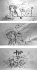  3koma bano_akira comic gardevoir pokemon sharpedo sketch yuuki_(pokemon)_(remake) 