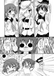  5girls akatsuki_(kantai_collection) comic hibiki_(kantai_collection) highres ikazuchi_(kantai_collection) inazuma_(kantai_collection) kantai_collection makoushi monochrome multiple_girls page_number plasma-chan_(kantai_collection) remodel_(kantai_collection) shinkaisei-kan translation_request verniy_(kantai_collection) wo-class_aircraft_carrier 