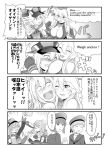  6+girls ascot bangs bare_shoulders beer_mug bismarck_(kantai_collection) blush bottle breasts cleavage cleavage_cutout clenched_teeth closed_eyes comic crying crying_with_eyes_open dress drinking elbow_gloves gloves hat headgear iowa_(kantai_collection) kantai_collection large_breasts liquor long_hair long_sleeves military military_hat mini_hat monochrome multiple_girls nose_blush one_eye_closed pale_face peaked_cap pola_(kantai_collection) prinz_eugen_(kantai_collection) sailor_dress sailor_hat short_hair sleeveless smile star star-shaped_pupils steed_(steed_enterprise) sweatdrop swept_bangs symbol-shaped_pupils tears teeth z1_leberecht_maass_(kantai_collection) z3_max_schultz_(kantai_collection) 
