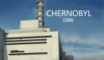  blue_sky chernobyl_npp chimney landscape no_humans nuclear_powerplant real_life realistic ruins sky 