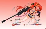  pink_thighhighs tagme tengen_toppa_gurren_lagann vector yoko_littner yoko_ritona 