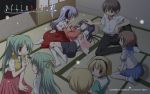  dark everyone furude_rika good_end hanyuu highres higurashi_no_naku_koro_ni houjou_satoko houjou_satoshi maebara_keiichi ryuuguu_rena sonozaki_mion sonozaki_shion time_paradox wallpaper widescreen 