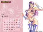  american_flag_bikini bikini boots breasts calendar flag_print highres homare_(fool's_art) homare_dou large_breasts long_hair mask open_mouth purple_hair sling_bikini swimsuit the_usa thigh_boots thighhighs underboob wallpaper wrestle_angels wrestle_angels_survivor_2 wrestling 