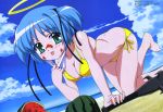  angel beach bokusatsu_tenshi_dokuro-chan dokuro scan summer swimsuit watermelon 