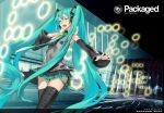  closed_eyes detached_sleeves hatsune_miku long_hair necktie open_mouth redjuice singing skirt thighhighs twintails very_long_hair vocaloid zettai_ryouiki 