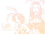   rabbit_ears bunnygirl cleavage kitano_tomotoshi mermaid_melody_pichi_pichi_pitch  